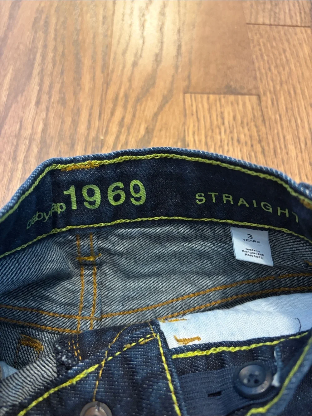 Toddler Boys GAP 1969 Straight Leg Jeans - Dark Wash